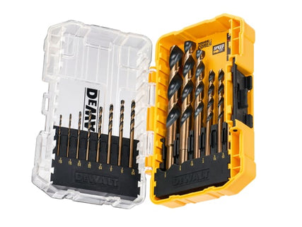 DT70727 Black & Gold HSS Drill Set, 14 Piece