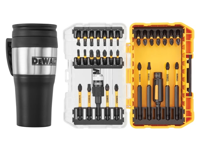 DT70736TM FLEXTORQ™ Screwdriving Set, 32 Piece + Mug