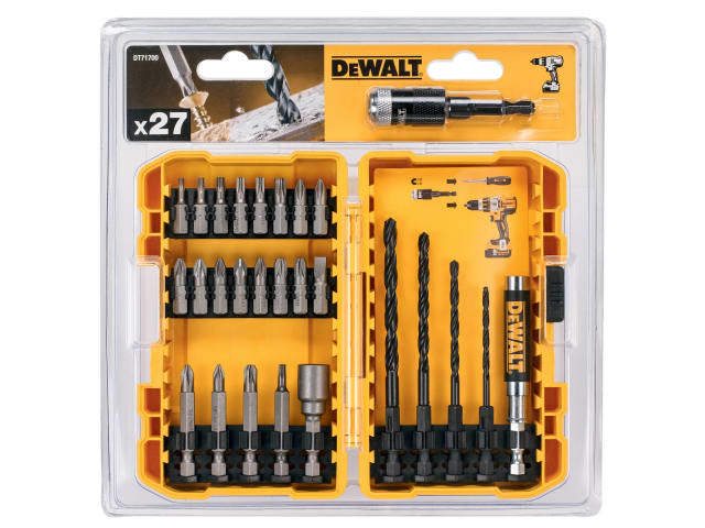 DT71700 Rapid Load Drill Driver Set, 27 Piece