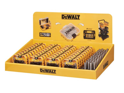 Display with 40 x 25 Piece PZ2 Screwdriver Bit Set & 40 Magnetic Bit Holders