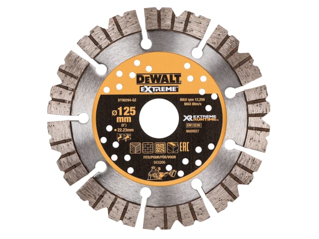 DT90294 Extreme Diamond Cutting Blade 125 x 22.23mm