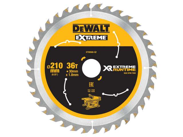 FlexVolt XR Table Saw Blade 210 x 30mm x 36T