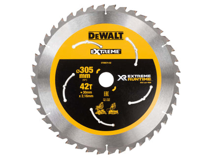 FlexVolt XR Mitre Saw Blade 305 x 30mm x 42T