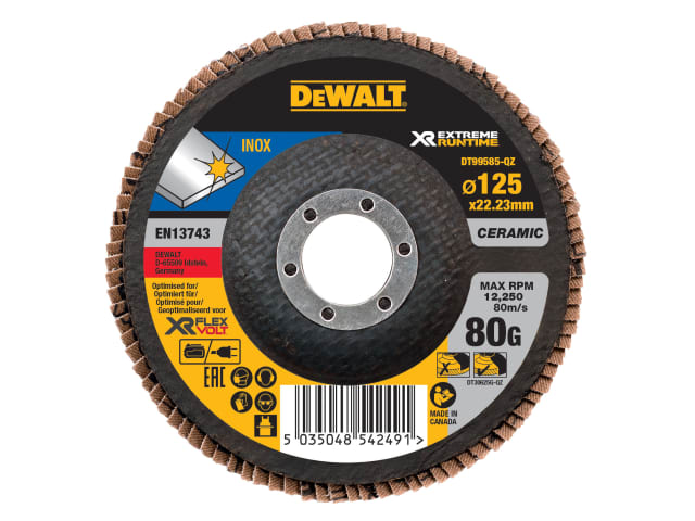 FlexVolt XR Flap Disc 125mm 80G