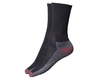 Cushion Crew Socks, Black (Pack 5)