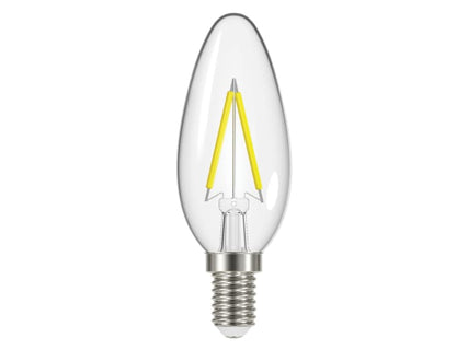 LED SES (E14) Candle Filament Dimmable Bulb, Warm White 450 lm 4.5W