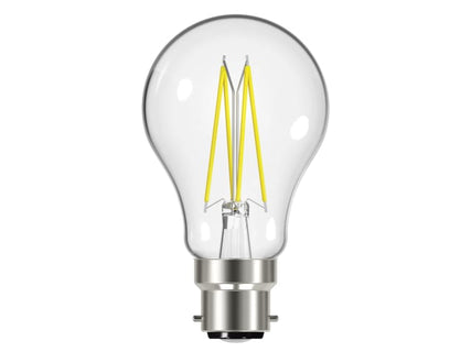 LED BC (B22) GLS Filament Non-Dimmable Bulb, Warm White 470 lm 4.3W