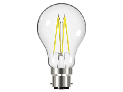 LED BC (B22) GLS Filament Non-Dimmable Bulb, Warm White 806 lm 6.2W