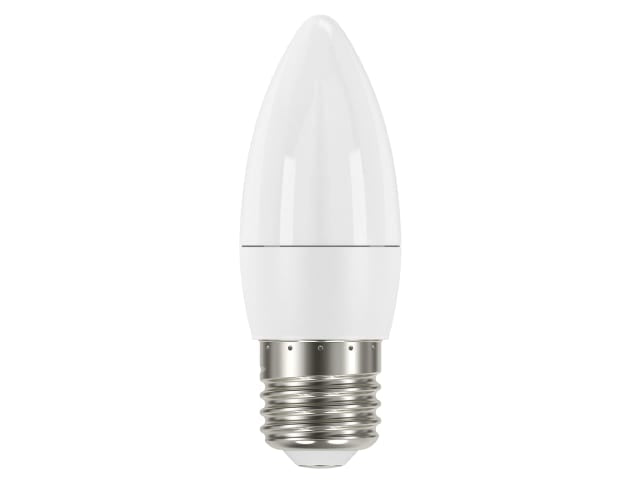 LED ES (E27) Opal Candle Non-Dimmable Bulb, Daylight 520 lm 5.9W