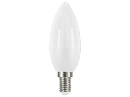 LED SES (E14) Opal Candle Non-Dimmable Bulb, Warm White 250 lm 3.4W