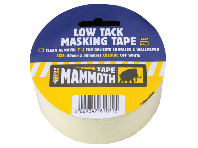 Low Tack Masking Tape 25mm x 25m