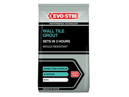 Wall Tile Grout Mould Resistant White 3kg