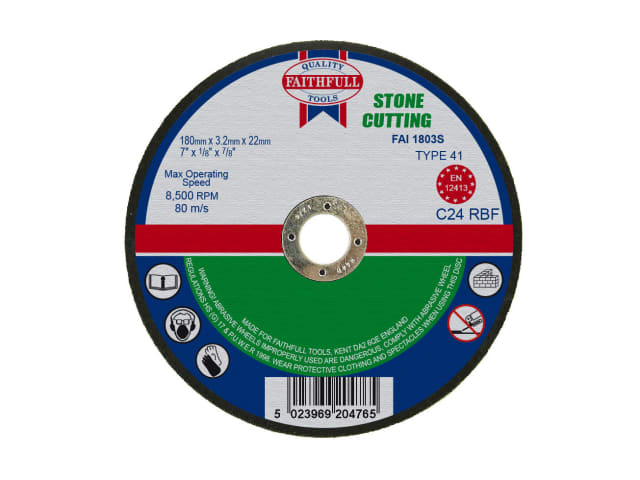 Stone Cut Off Disc 180 x 3.2 x 22.23mm