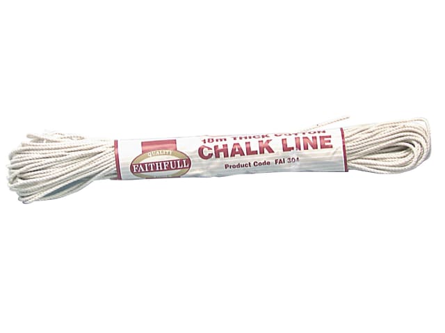 304 Thick Cotton Chalk Line 18m (Box 12)