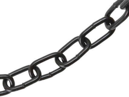 Black Japanned Chain 6mm x 10m Box - Max. Load 250kg