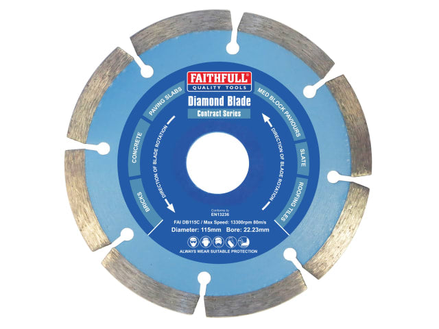 Contract Diamond Blade 115 x 22.2mm