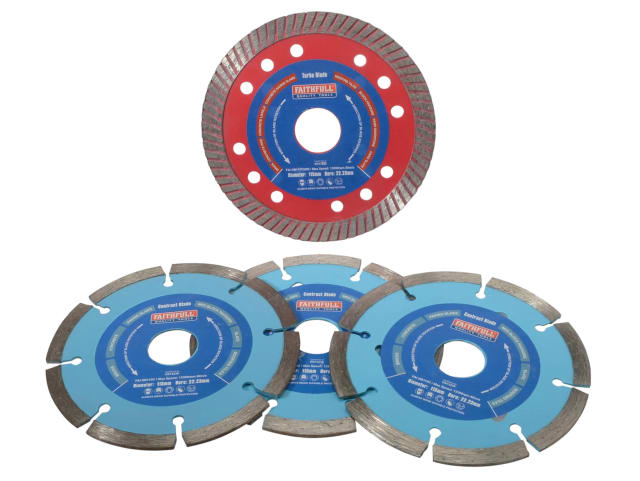 Diamond Blade Set of 4