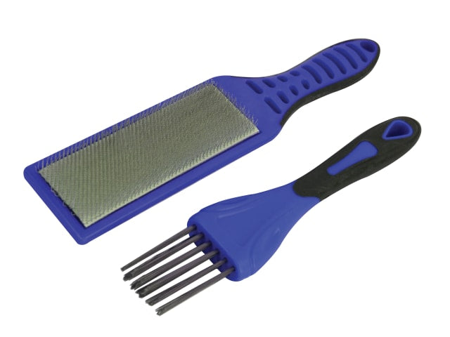 2 Piece File Card Brush Kit