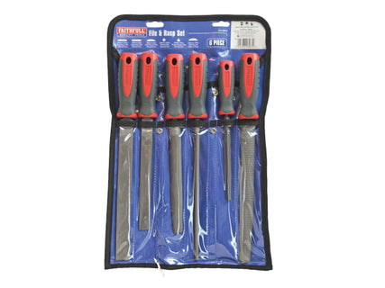 File & Rasp Set, 6 Piece