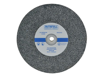 General Purpose Grinding Wheel 200 x 25mm Medium Alox