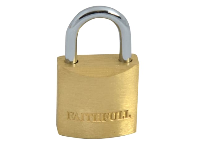 Brass Padlock 20mm 3 Keys