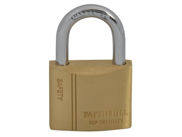 Brass Padlock 40mm 3 Keys