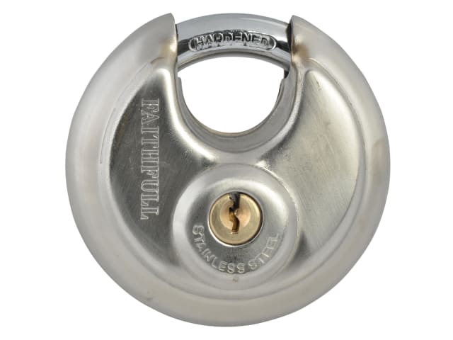 Stainless Steel Discus Padlock 70mm