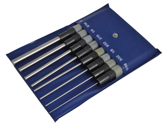 Long Series Pin Punch Set 8 Piece