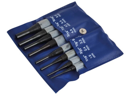 Round Head Parallel Pin Punch Set of 8