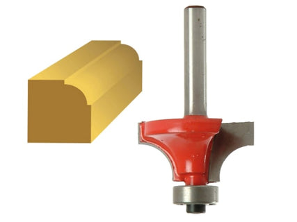 Router Bit TCT 9.5mm Rounding Over 1/4in Shank