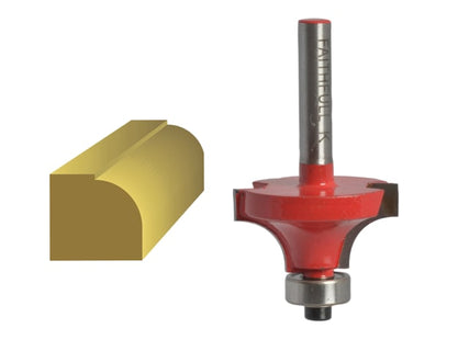 Router Bit TCT Rounding Over 15.8mm x 9.5mm 1/4in Shank