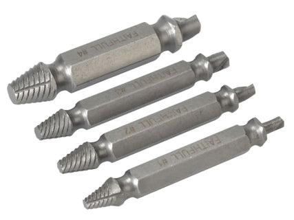 Screw Extractor Set  4 Piece