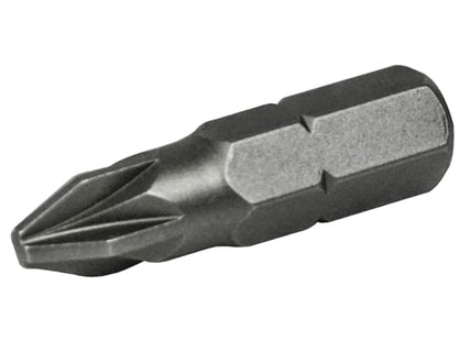 Pozi S2 Grade Steel Screwdriver Bits PZ1 x 25mm (Pack 3)