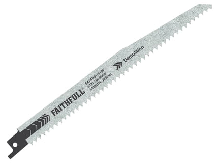 S1111DF Bi-Metal Sabre Saw Blade Demolition 228mm 6 TPI (Pack of 5)