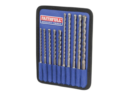 SDS Plus Drill Bit Set, 10 Piece