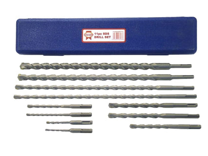 SDS Plus Drill Bit Set, 11 Piece