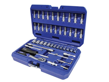 Socket Set of 46 Metric 1/4in Drive