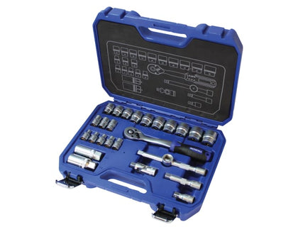 Socket Set of 26 Metric 3/8in Drive