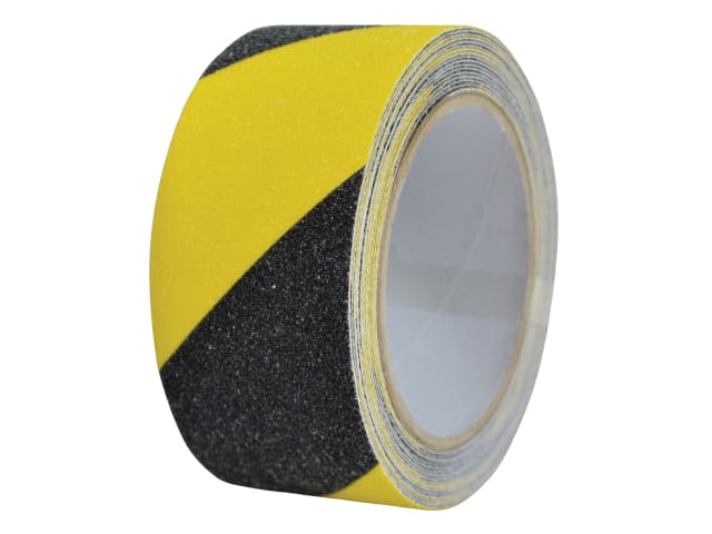 Anti-Slip Tape 50mm x 5m Black & Yellow Hazard