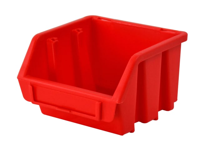 Interlocking Storage Bin Size 1 Red 116 x 112 x 75mm