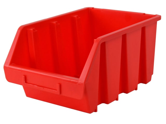 Interlocking Storage Bin Size 4 Red 209 x 340 x 155mm