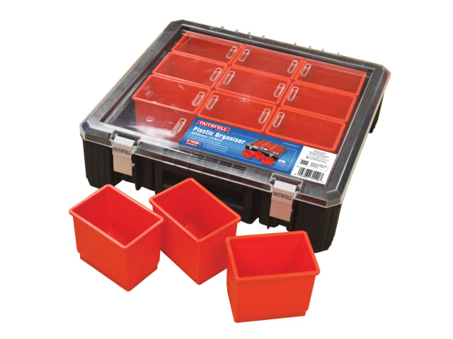 Plastic Organiser 12 Tray 15in