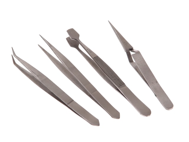 Tweezer Set, 4 Piece