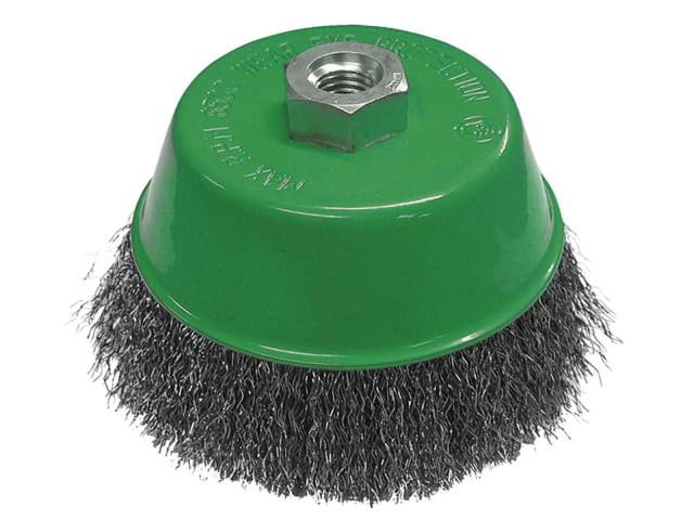 Wire Cup Brush 100mm M14x2, 0.30mm Stainless Steel Wire