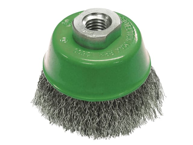 Wire Cup Brush 80mm M14x2, 0.30mm Stainless Steel Wire