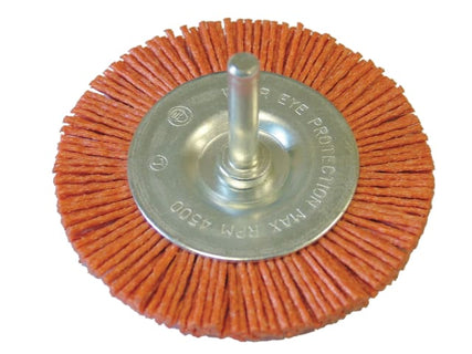 Nylon Wheel Flat 100mm x 6mm Shank