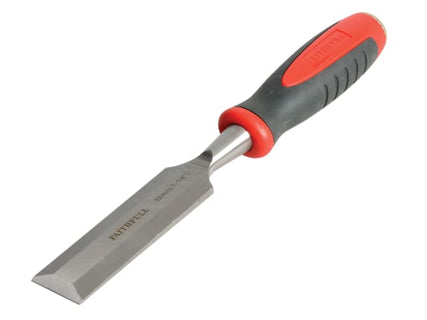 Bevel Edge Chisel Red Soft Grip 32mm (1.1/4in)