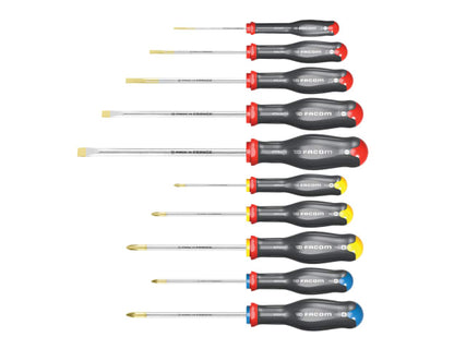 Protwist® Screwdriver Set, 10 Piece SL/PH/PZ