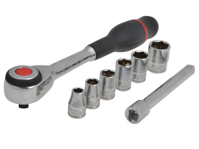 J.360 Rotator Ratchet Set of 7 Metric 3/8in Drive