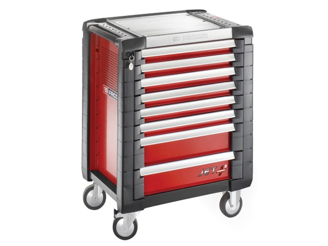 Jet.8M3 Roller Cabinet 8 Drawer Red